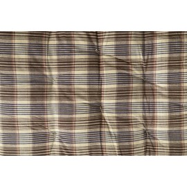 grand matelas de sol imprime a carreaux marron vintage madam stoltz
