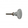 bouton de meuble gris simple ceramique ib laursen