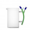 Carafe verre fleurs Ichendorf Botanica Blue Flower