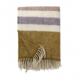 couverture laine agneau qualite klippan gotland stripe pastel