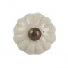 bouton de meuble vintage blanc creme ib laursen