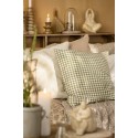 grande housse de coussin coton a carreaux vert ib laursen