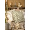 grande housse de coussin coton a carreaux vert ib laursen