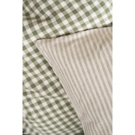 grande housse de coussin coton a carreaux vert ib laursen