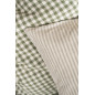 grande housse de coussin coton a carreaux vert ib laursen