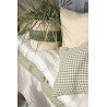 grande housse de coussin coton a carreaux vert ib laursen