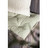 housse de coussin vert amande coton fines rayures ib laursen
