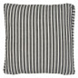 housse de galette coussin de chaise coton noir raye ib laursen