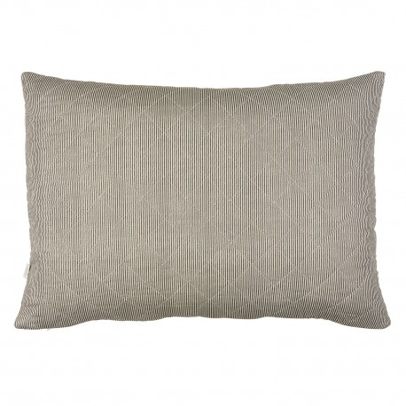 housse de coussin gris coton matelasse ib laursen 50 x 70 cm