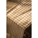 nappe a carreaux coton marron retro vintage ib laursen