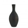soliflore vase terre cuite noire rustique madam stoltz