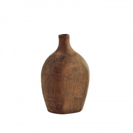 vase terre cuite marron rustique soliflore madam stoltz
