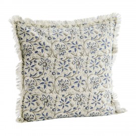 Housse coussin champêtre coton Madam Stoltz