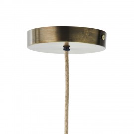 suspension conique naturelle rayures noires madam stoltz