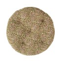 coussin de chaise rond coton imprime boheme vegetal madam stoltz