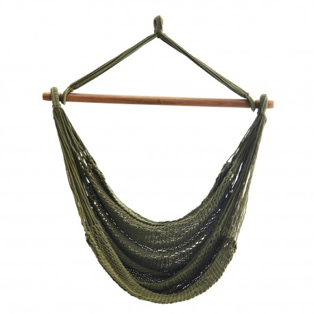 hamac tricot maille coton vert madam stoltz