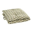 matelas de sol coton imprime ecru vert madam stoltz