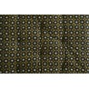 grand matelas de sol coton imprime graphique noir vert madam stoltz