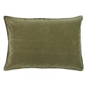 grand coussin rectangulaire salon velours uni vert mousse ib laursen