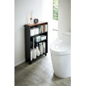 reserve papier toilette rangement wc noir acier yamazaki tower