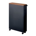 reserve papier toilette rangement wc noir acier yamazaki tower