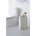 reserve papier toilette rangement wc design metal blanc yamazaki