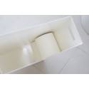 reserve papier toilette rangement wc design metal blanc yamazaki