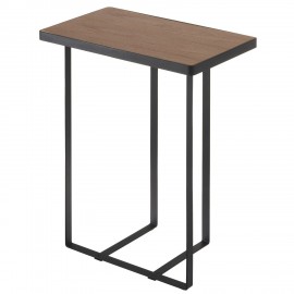 table bout de canape design range revues acier bois yamazaki tower