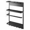 etagere magnetique aimantee frigo rangement cuisine yamazaki tower