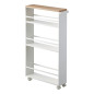 etagere etroite a roulettes rangement gain de place yamazaki tower