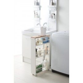 etagere etroite a roulettes rangement gain de place yamazaki tower