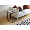 table d appoint bout de canape design bois metal noir yamazaki frame