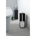 reserve de papier wc rangement design noir yamazaki tower