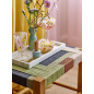 petit vase gres vert visage souriant bloomingville embla