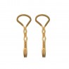 patere laiton dore decorative house doctor HDYra set de 2