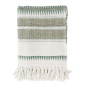 plaid madam stoltz coton recycle vert amande plaid madam stoltz coton recycle vert amande