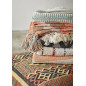 plaid madam stoltz coton recycle vert amande plaid madam stoltz coton recycle vert amande