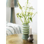 plaid madam stoltz coton recycle vert amande plaid madam stoltz coton recycle vert amande