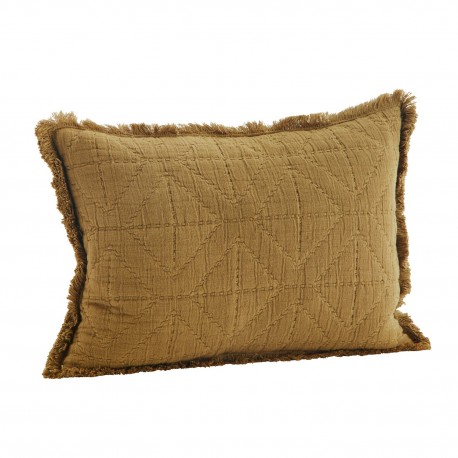 Housse de coussin coton uni Madam Stoltz