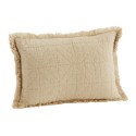 petite housse coussin coton uni beige sable madam stoltz