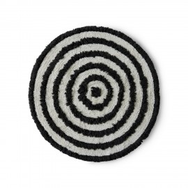 Tapis rond original coton tufté HKliving