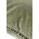 Housse de coussin carré velours vert olive IB Laursen 50 x 50 cm