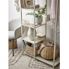 cache pot fantaisie noir blanc raye terre cuite bloomingville malena