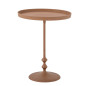 gueridon moderne orange metal bout de canape bloomingville