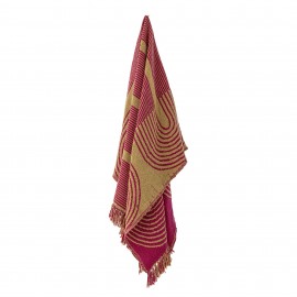 plaid rose coton recycle bloomingville tiffanie