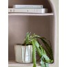 petit cache pot artisanale gres beige bloomingville annali