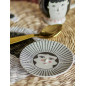 petite assiette peinte a la main fantaisie bloomingville carolin petite assiette peinte a la main fantaisie bloomingville carolin