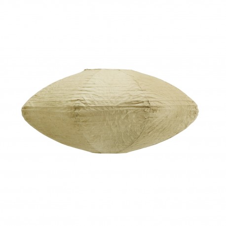 abat jour suspension papier oval plat beige sable madam stoltz