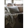 grand coussin carre velours marron clair cafe creme ib laursen