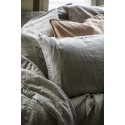 grand coussin carre velours marron clair cafe creme ib laursen